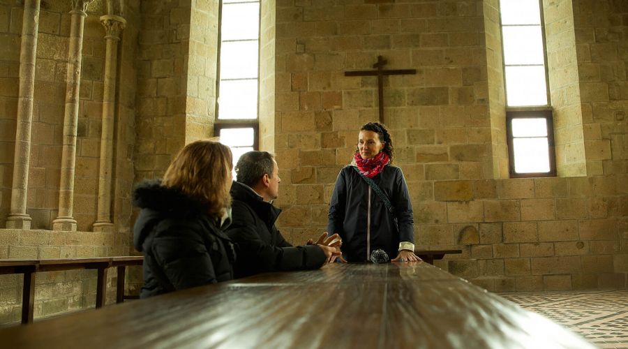 visite guidee de l'abbaye du mont saint michel