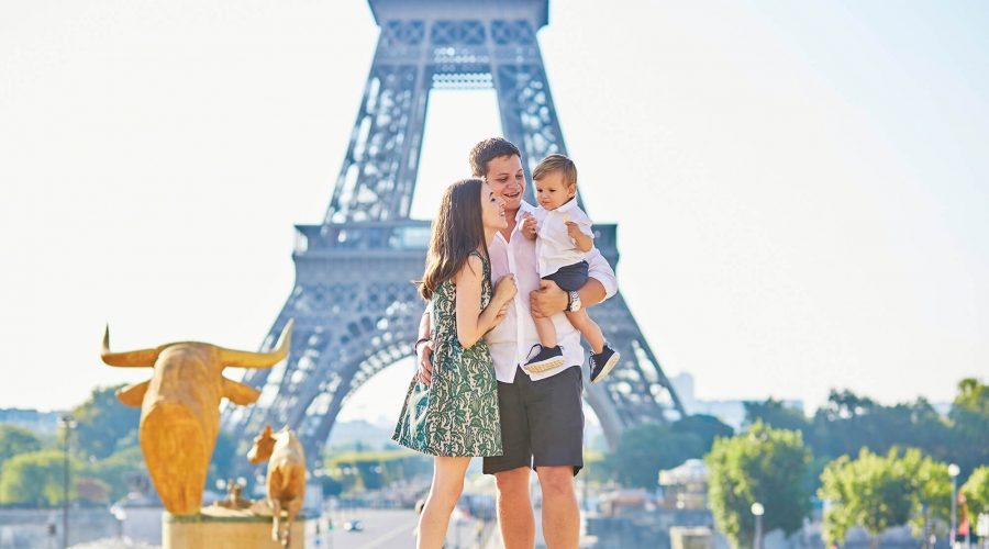 Tour eiffel en famille