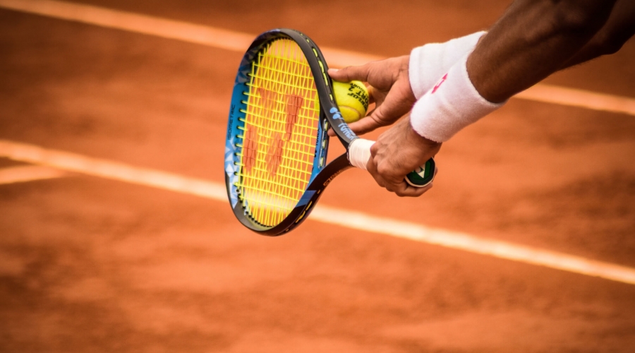 Tennis player at Roland Garros