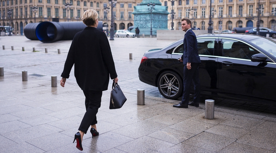 private driver at place Vendôme